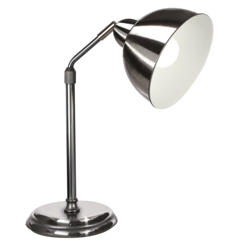 OttLite Covington Table Lamp, Brushed Nickel